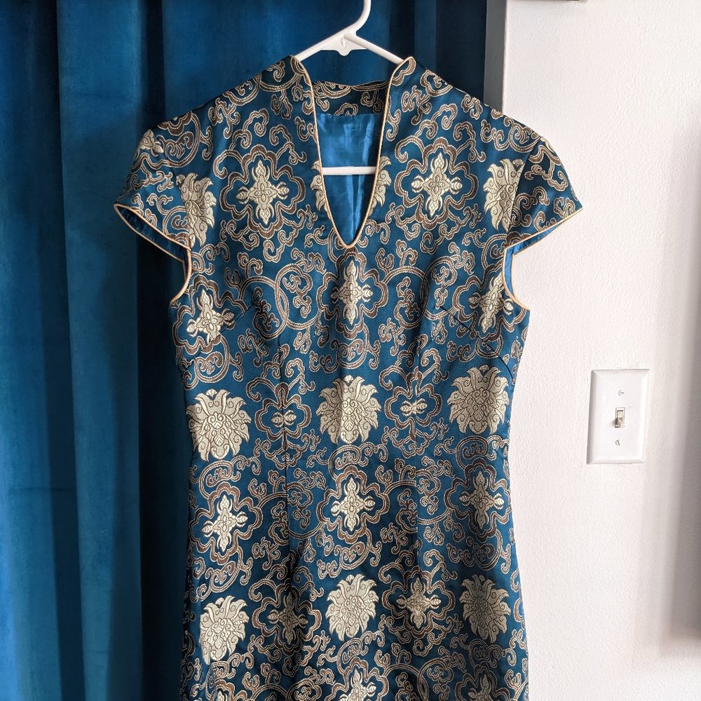 NWT Handmade Qipao Chinese Dress Custom Made in Shanghai